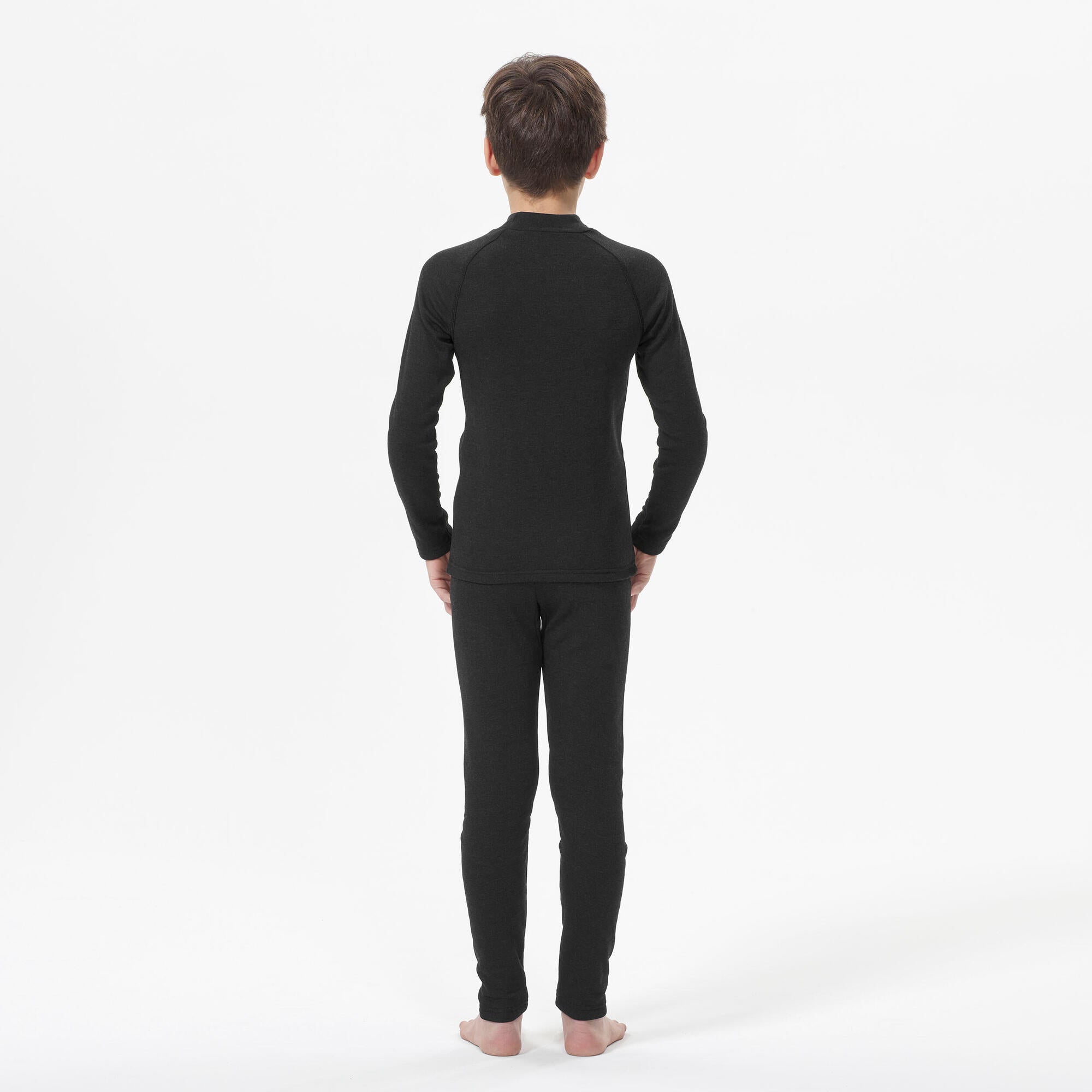Wedze Kids' BL100 Thermal Ski Base Layer Top - Image 6