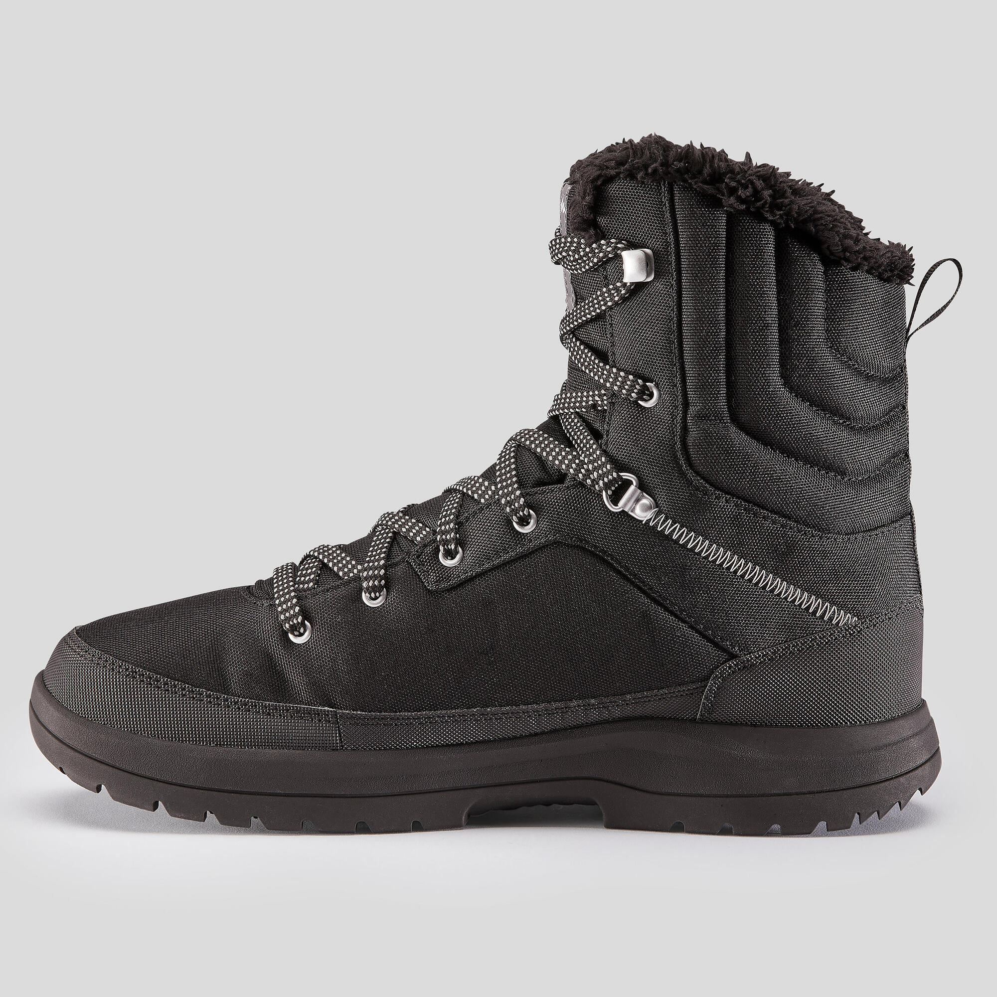 Quechua Men's NH100 Warm Waterproof High Hiking Boots - Image 3