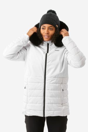 Wedze Women's 100 Mid-Length Warm Ski Jacket