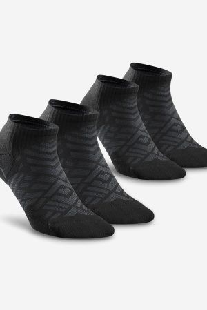 Quechua Socks Hike 100 Low 2-Pack - black