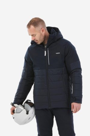 Wedze Men's 100 Mid-Length Warm Ski Jacket