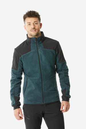Quechua Men's MH500 Warm Water-Repellent Hiking Fleece Jacket