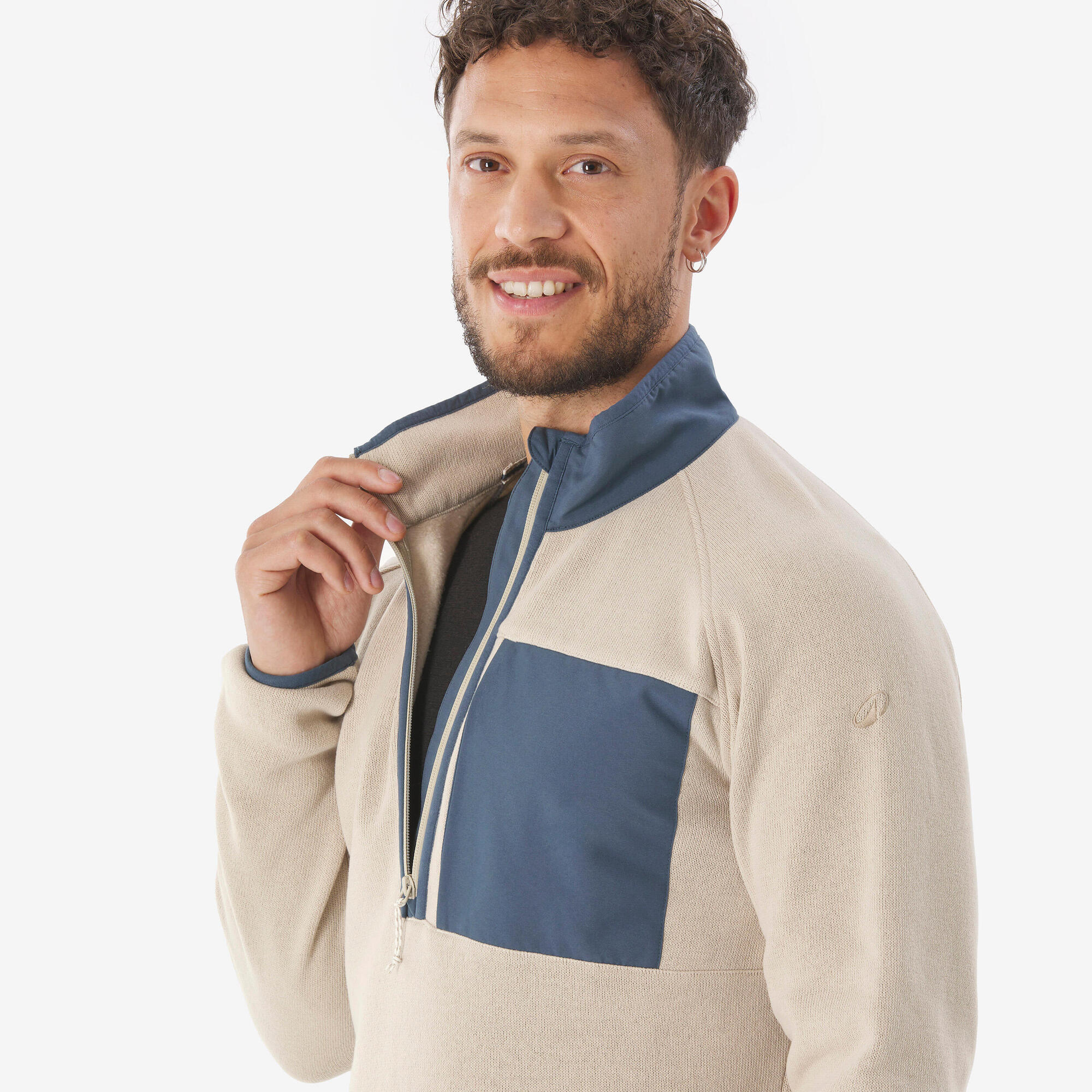 Quechua Men's NH500 Half-Zip Hiking Pullover - Image 7