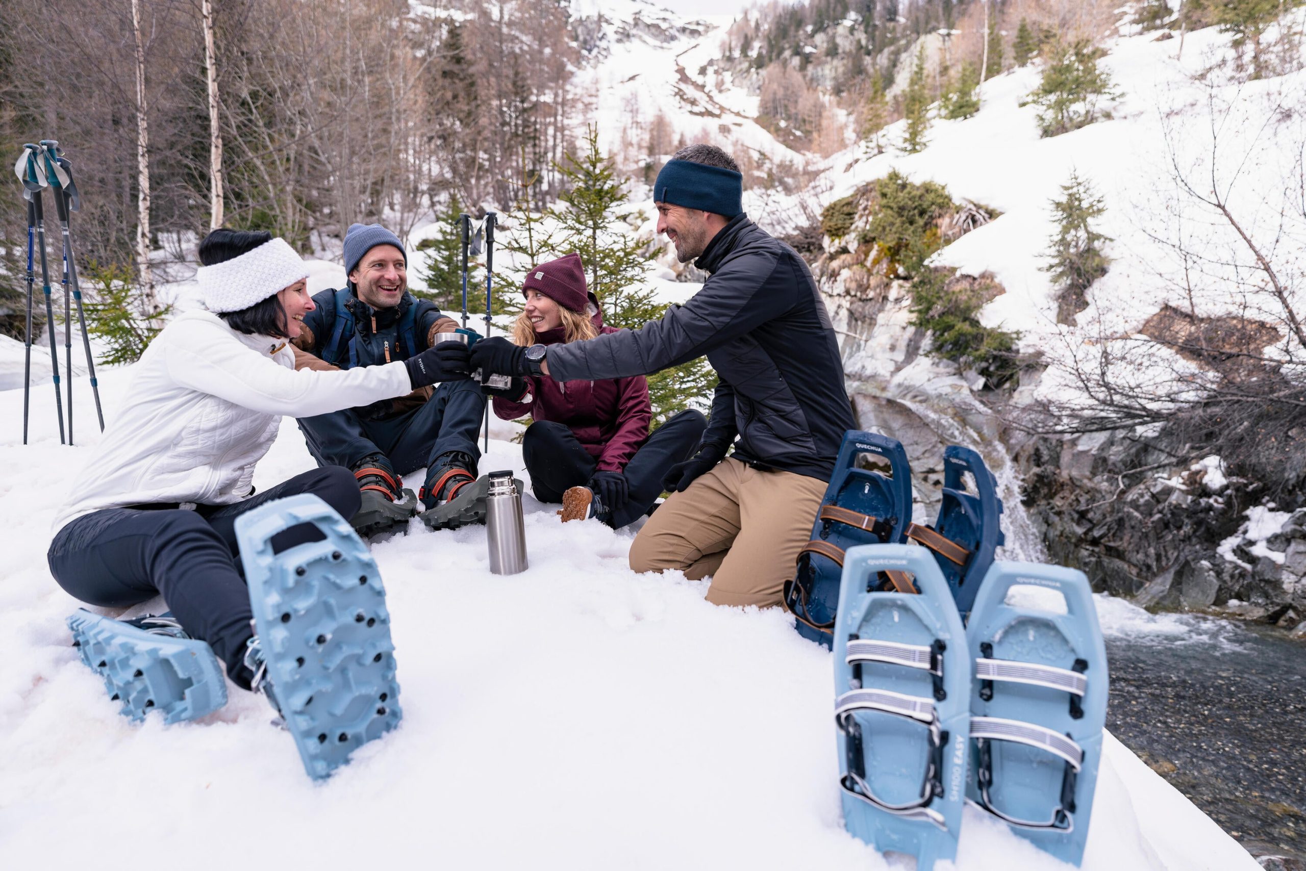 Quechua NH100 Easy Velcro Snowshoes - Image 25