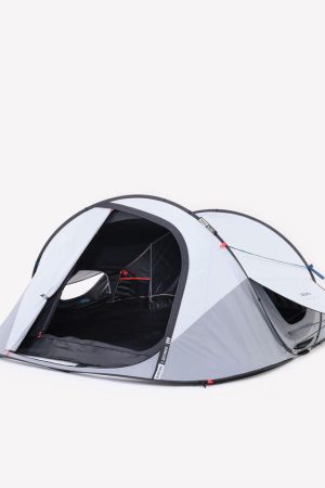 Quechua 2 Second Fresh & Black Waterproof Pop Up Camping Tent 3 Person