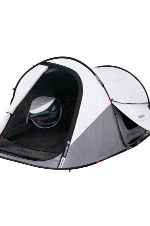 Quechua 2 Second Fresh & Black Waterproof Pop Up Camping Tent 2 Person